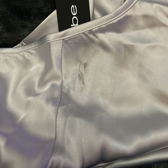 Silver Cowl Neck Slip Dress BEBE - Picture 5 of 7